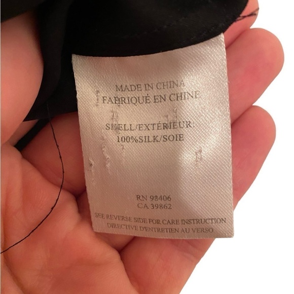 Theory silk blouse - Picture 9 of 11